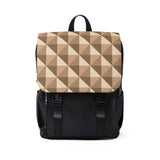 The City Backpack - Sand Grid